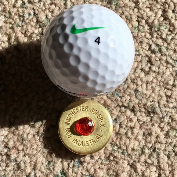 HAND CRAFTED Shotgun Shell Golf Ball Marker - Picture 5 of 8